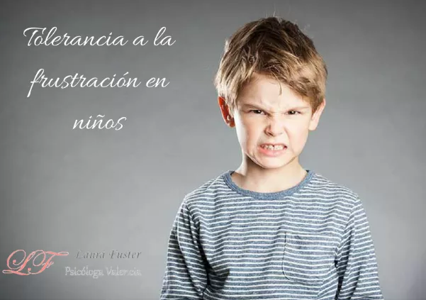 tolerancia frustración niños