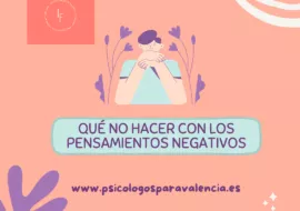 pensamientos negativos